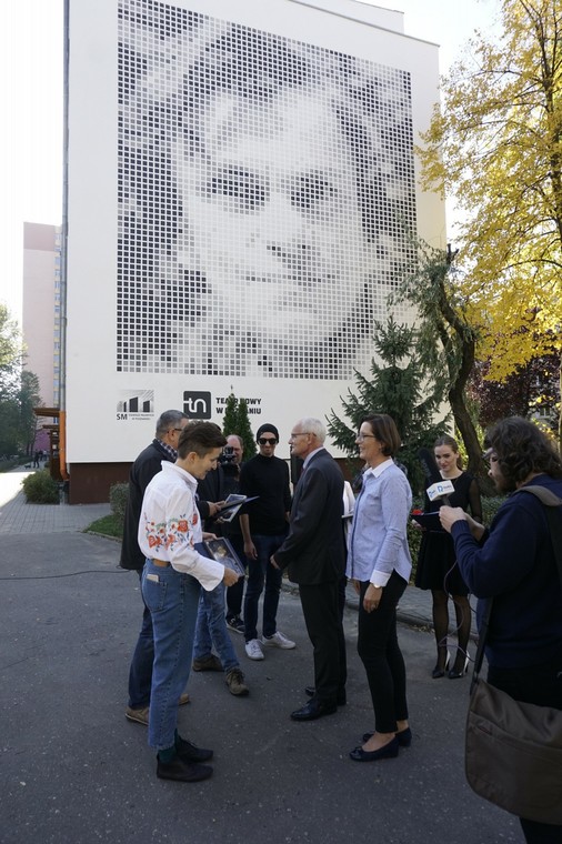 Mural Krystyny Feldman w Poznaniu