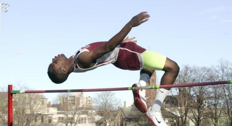 Oluwatoni Onikeku jumping