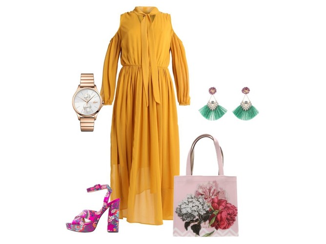 STYLIZACJE z ubraniami w kwiaty