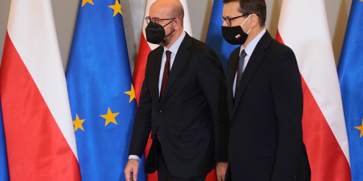 Charles Michel odbywa wizytę w Warszawie.