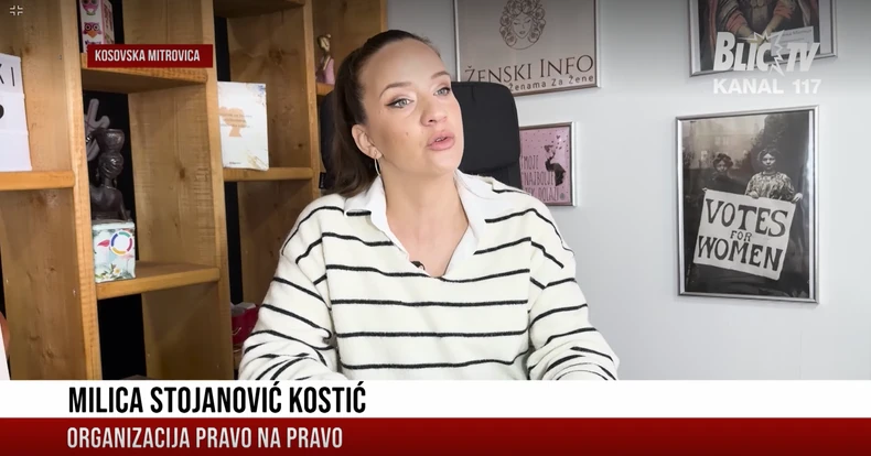 Milica Stojanović Kostić iz organizacije "Pravo na pravo" 