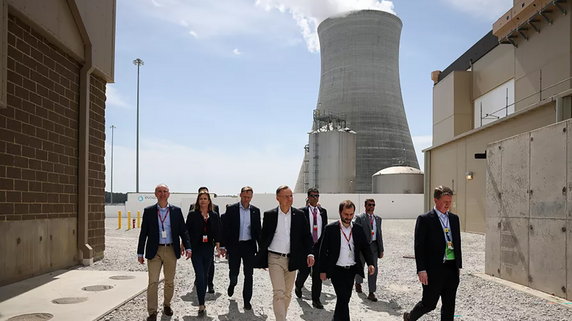 Andrzej Duda odwiedził w środę elektrownię jądrową w Waynesboro