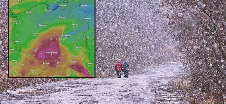 Pogoda na dziś. Przejdą ulewy i burze, a potem zacznie wracać zima. Alert Łowców Burz