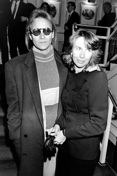Sting i Trudie Styler w latach 80.
