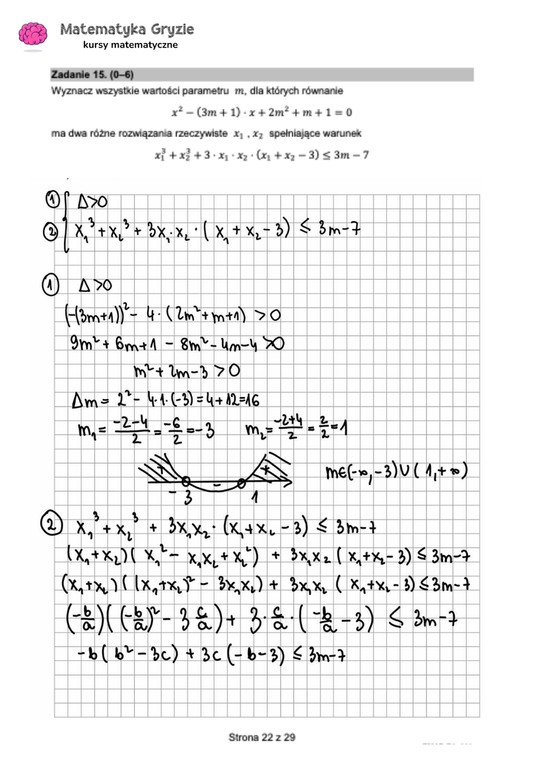 Matura 2024. Matematyka - poziom rozszerzony [ARKUSZE CKE i ODPOWIEDZI]. Zadanie 15