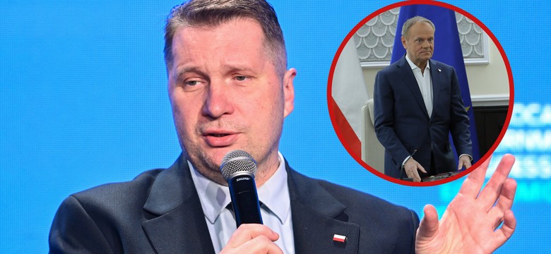 Czarnek chwali Tuska. "Poszedł po rozum do głowy"