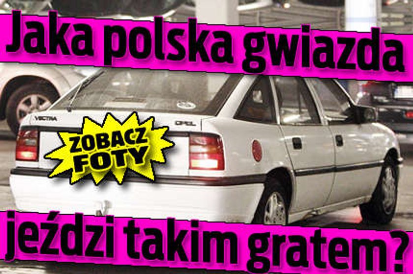 Która polska gwiazda jeździ takim gratem?