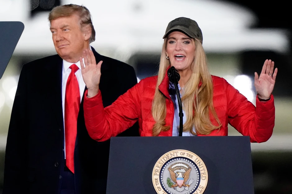 Donald Tramp i Keli Lefler