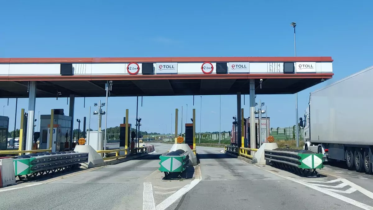 Bramka autostradowa e-TOLL - zdjęcie ilustracyjne