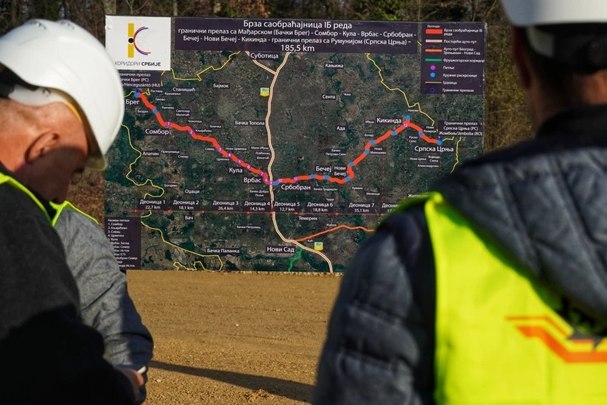 Dozvoljeni radovi uključuju pripreme na deonici kod granice sa Mađarskom i izgradnju terminala i baze za održavanje u Somboru