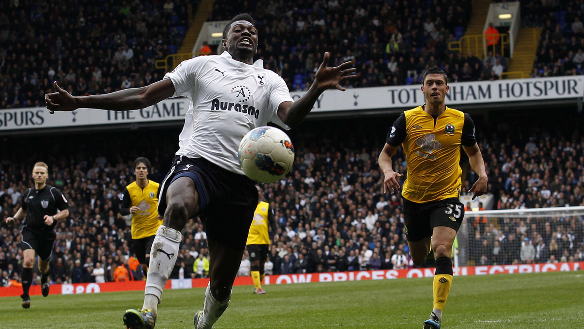 Działacze Tottenhamu Hotspur zamierzają wykupić Emmanuela Adebayora z Manchesteru City. Według doniesień brytyjskich mediów, kompromis jest coraz bliżej, a ekipę z Etihad Stadium ma przekonać suma 6,3 milionów euro.