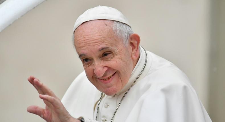 Pope Francis (pictured April 10, 2019) hopes that hostilities will finally cease and the armistice will be respected in South Sudan