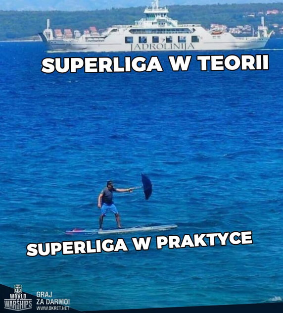 Memy dotyczace Superligi