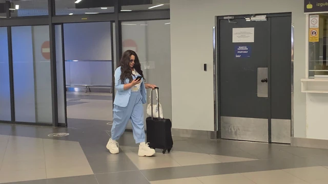 UHVAĆENA NA AERODROMU! Stoja stigla sa nastupa pa na pitanje o sinu i dešavanjima u "Eliti 10" BILA KRATKA I JASNA