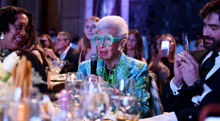 Iris Apfel egyike a ma élő legidősebb világsztároknak, Fotó: Getty Images