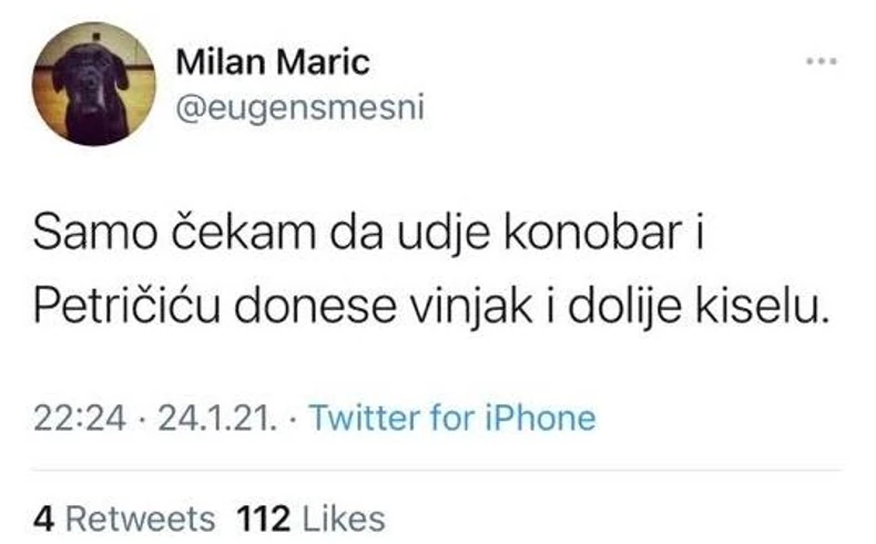 Milanov komentar