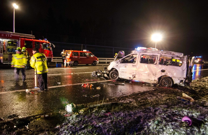 Wypadek polskiego busa w Niemczech