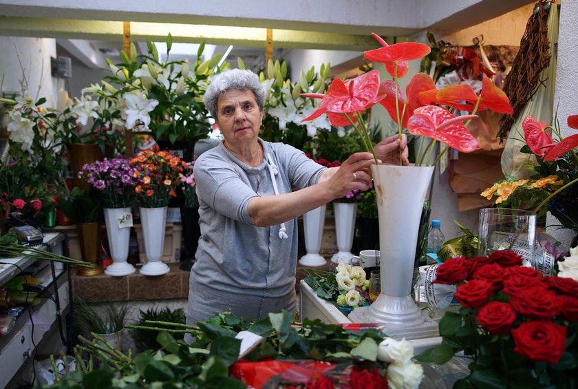 Bożena Filipowicz (64 l) kwiaciarka z Gdańska 