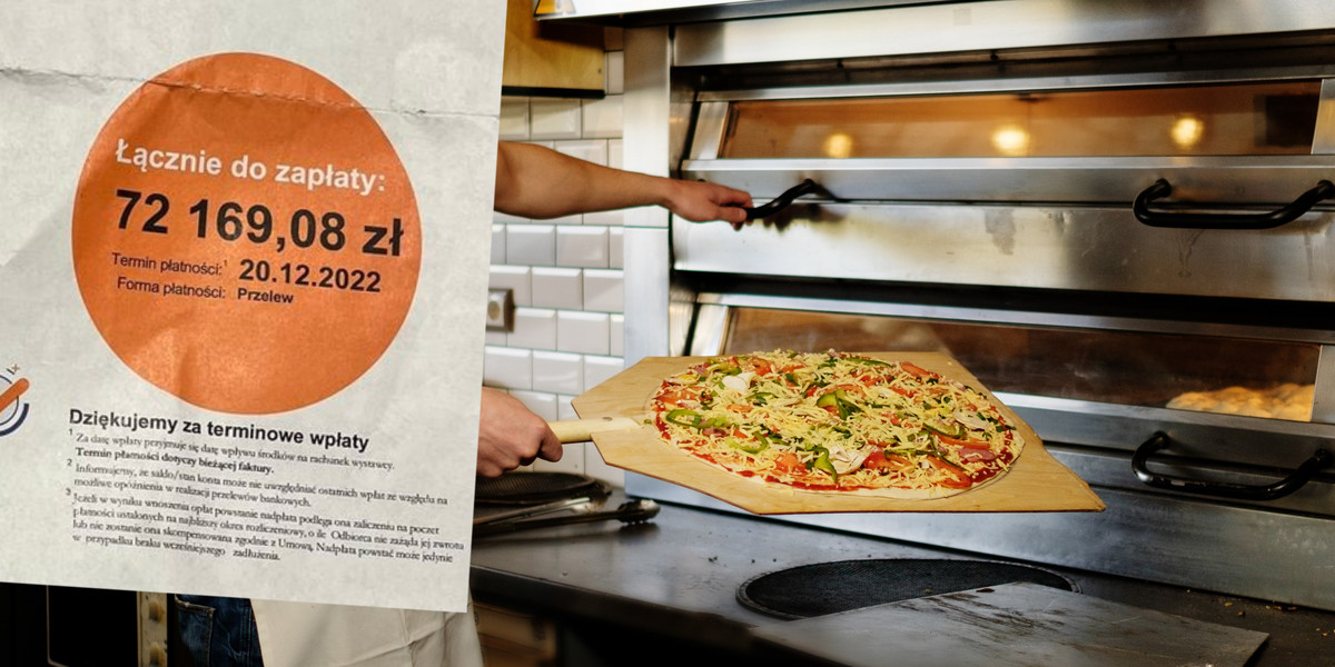 Pizzeria musi dopłacić za gaz 72 tys. zł. Zdjęcie ilustracyjne. 