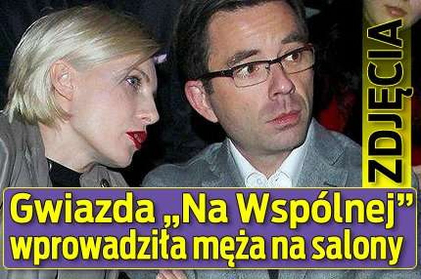 Gwiazda "Na Wspólnej" wprowadziła męża na salony