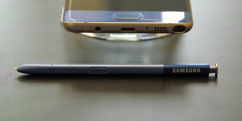 The S Pen stylus.