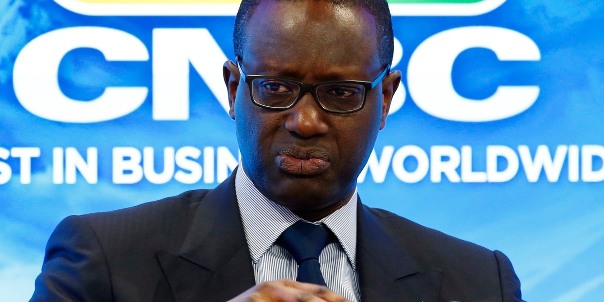 Tidjane Thiam, CEO banku Credit Suisse