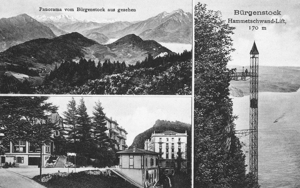 Pocztówka z hotelu Bürgenstock