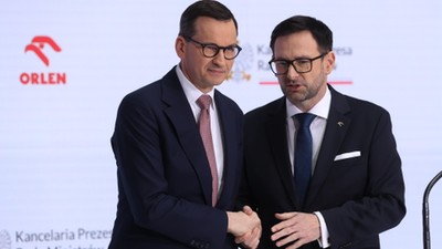 Mateusz Morawiecki i Daniel Obajtek