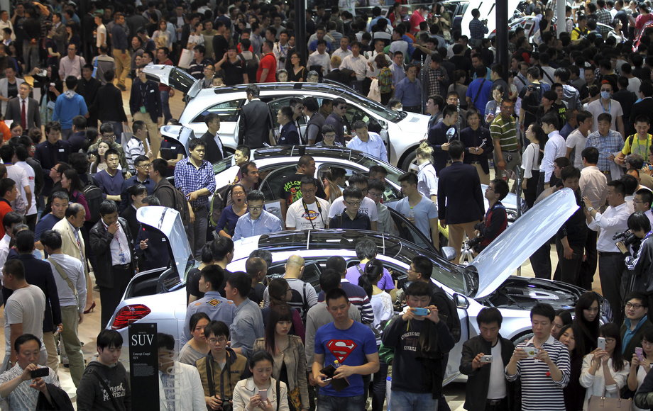 An auto show in China.