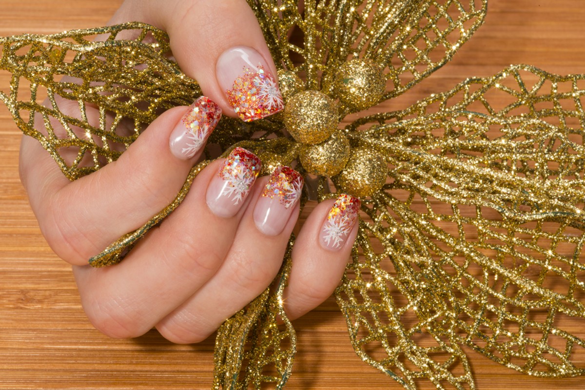 Manicure na święta