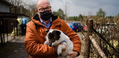 Włodzimierz Czarzasty pokazał, że ma serce. Podwiózł pieska dobrym ludziom