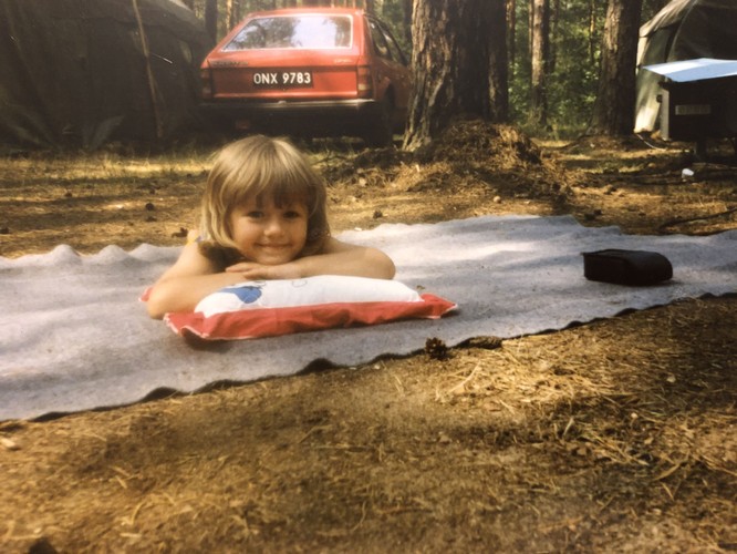 Kasia Dziurska w latach 90-tych