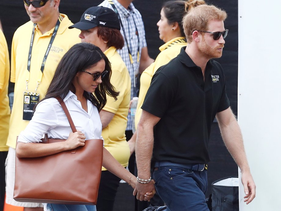 Prince Harry and Meghan Markle at the Invictus Games.