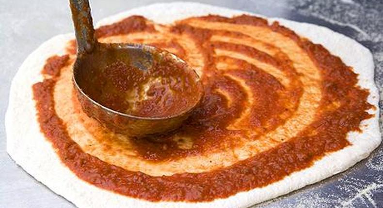 Tomato sauce for pizza