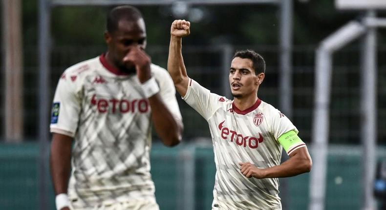 Wissam Ben Yedder (R) has scored four times in his past three games for Monaco Creator: JEFF PACHOUD