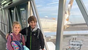 I took my two kids on a first-class flight from Abu Dhabi to London. Charlotte Holmes