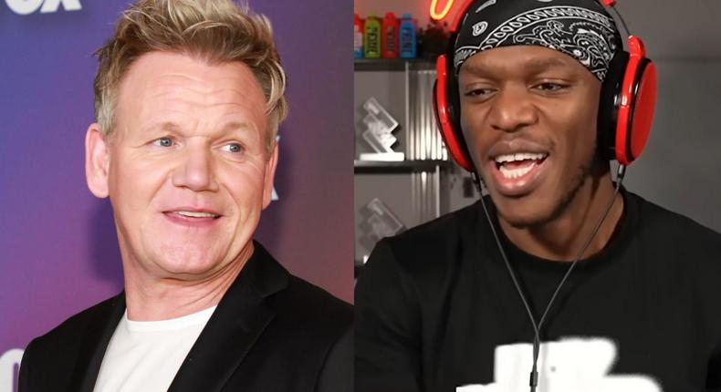 It's Gordon Ramsay, he hates everything that isn't his, said KSI of Ramsay's review.Getty Images