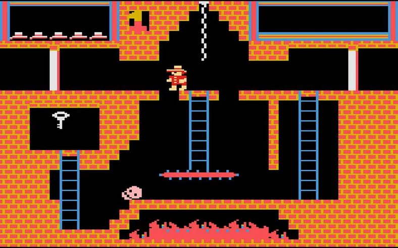 Montezuma's Revenge, klasyczny hit z czasów Atari 5200 i protoplasta dzisiejszych platformówek