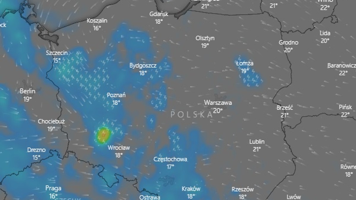 Burze z gradem. Gdzie będzie padać? IMGW ostrzega