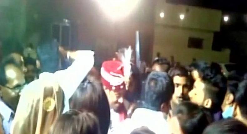 Groom is accidentally ‘shot in the head’ while celebrating at his wedding