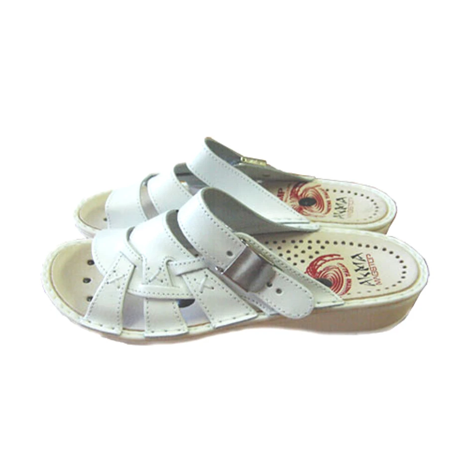 Bele Papuče MagStep sa Akma magnetima 