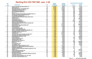 Polska zdominowała zestawienie. Oto lista największych firm w Europie Środkowo-Wschodniej
