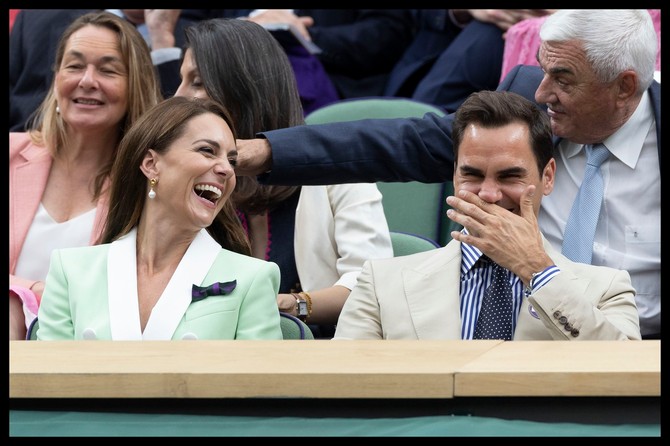 Kejt Midlton i Rodžer Federer
