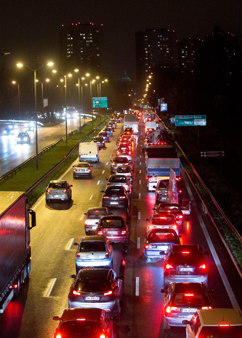 Tunel paraliżuje Katowice