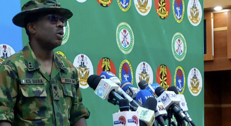 Maj.-Gen. Edward Buba, Director of Defence Media Operations [Daily Post Nigeria]