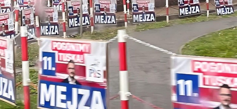 Łukasz Mejza ukarany. Za rozwieszenie plakatów bez zgody ma zapłacić 78 500 zł