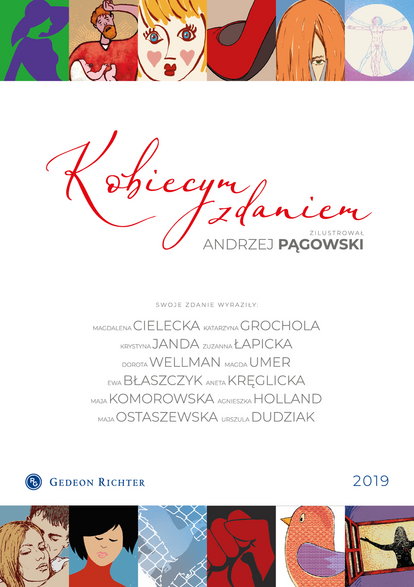 Okładka Kalendarza Artystycznego Gedeon Richter 2019