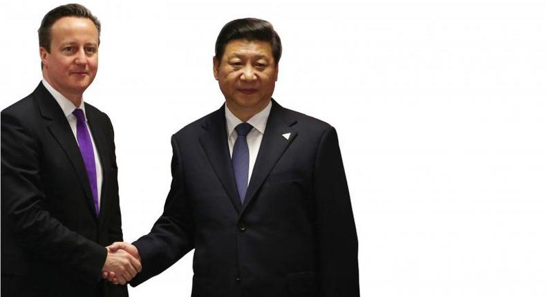 Chinese President Xi says wants China-British ties to reach new level