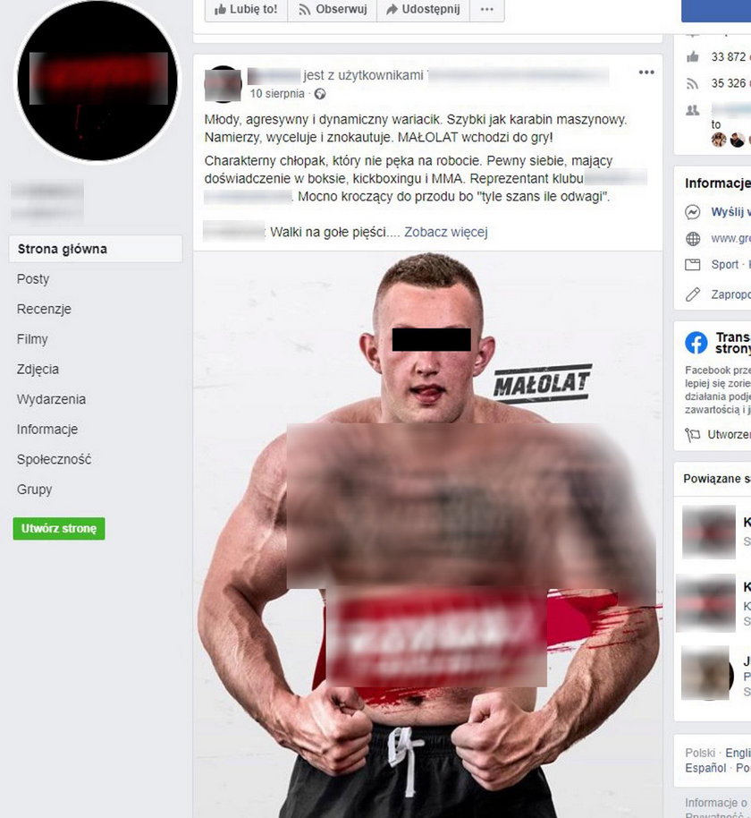Zawodnik MMA zatrzymany za napad na kobietę