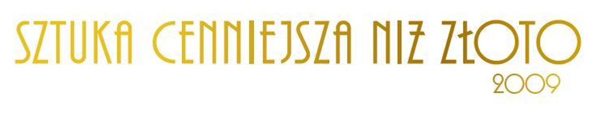Logo konkursu "Sztuka cenniejsza niż złoto"
